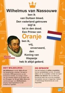 Wilhelmus poster volkslied Nederland