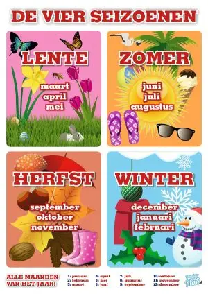 4 seizoenen posters